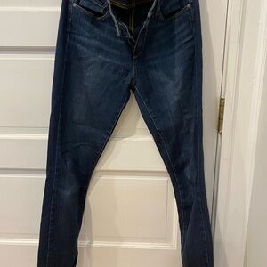 PAIGE Dark Blue Skinny Jeans
